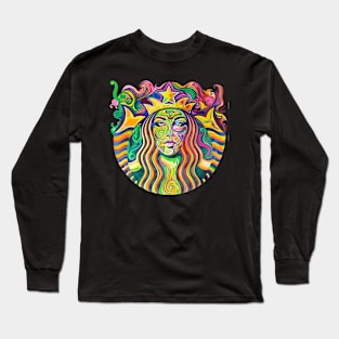 Psychedelic Starbucks Long Sleeve T-Shirt